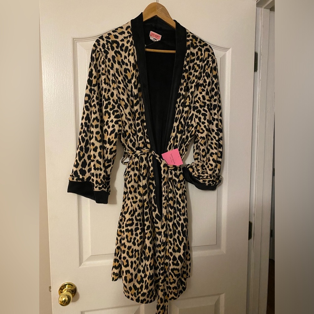 Kate Spade ♠️ Leopard Robe L/XL New with tags